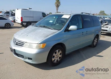 2004 Honda Odyssey Ex-L из США, поврежденный, VIN 5FNRL18924B064958